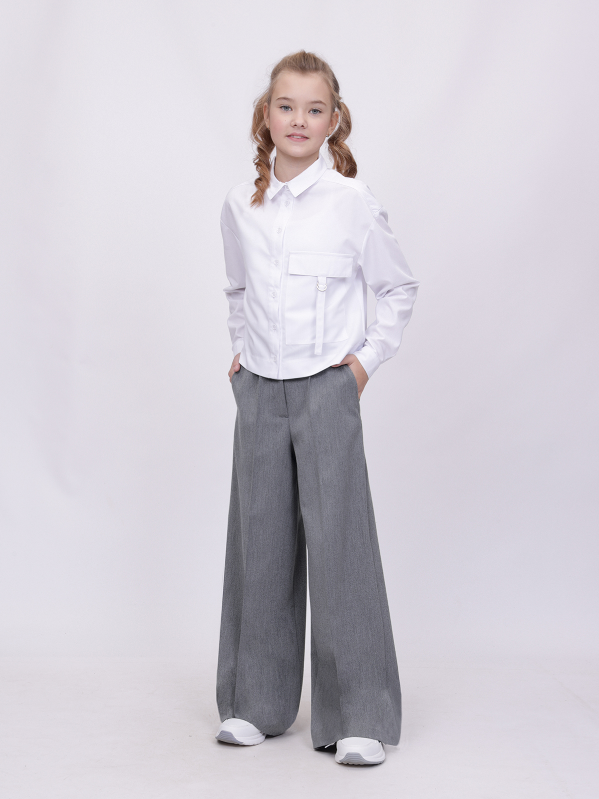 Брюки Sky Lake 2439 Диана серый - фото 1