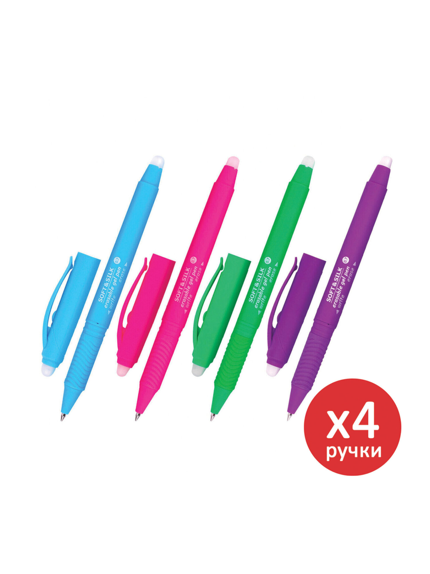 Ручка шариковая Brauberg 4 шт. - фото 7