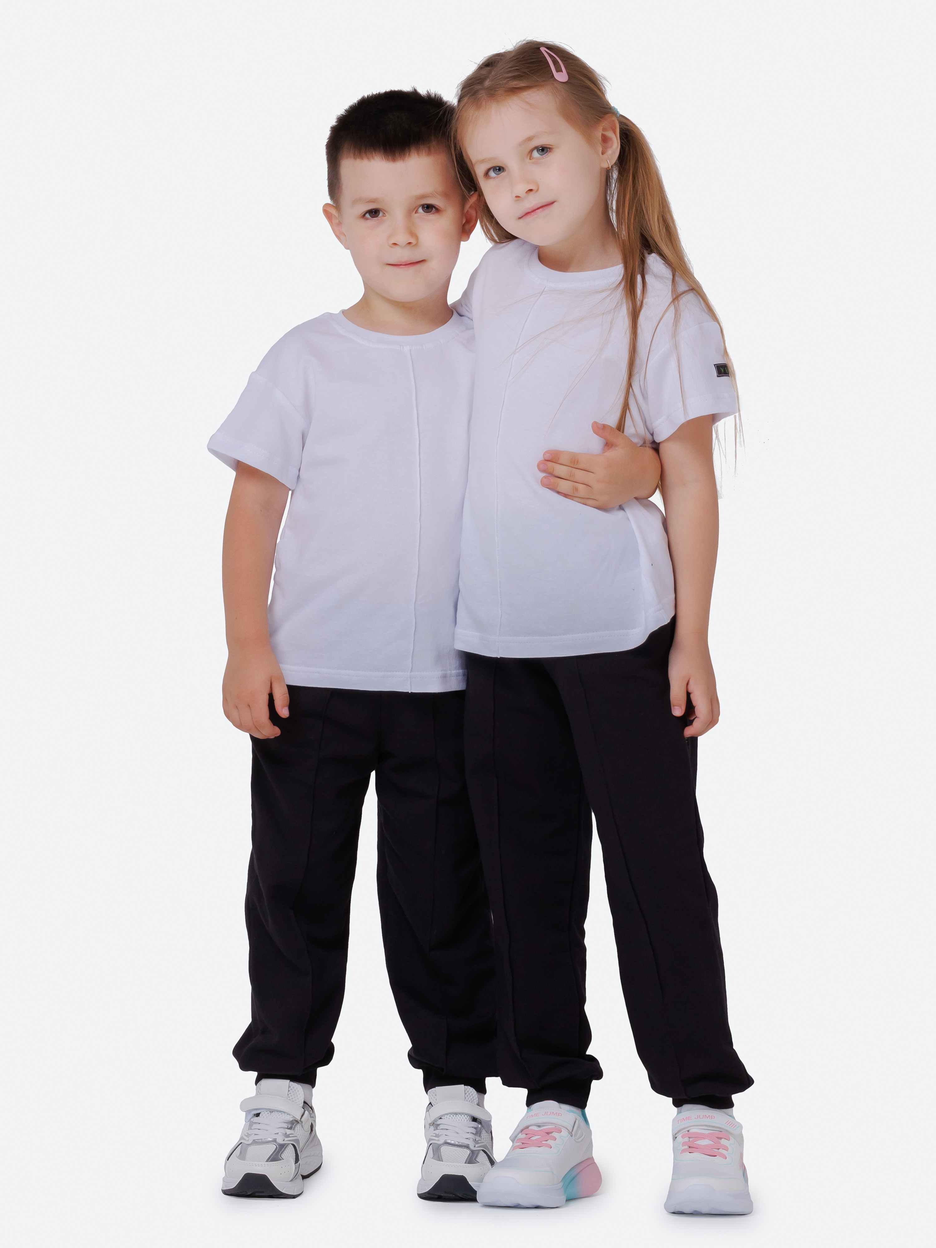 Спортивный костюм VEDDI 2080/6041фп-2024-белый/чёрный - фото 4