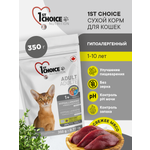 Корм сухой 1st Choice гипоаллергенный беззерновой для кошек на утке с картофелем 350г