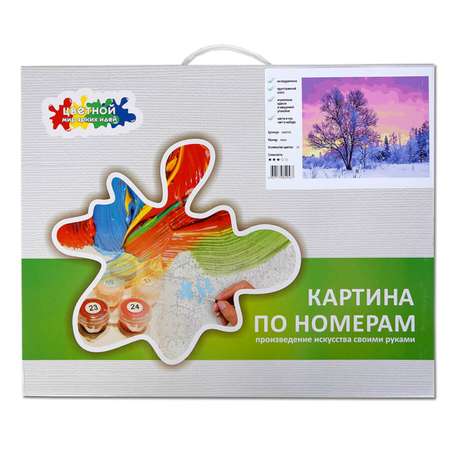 Картина по номерам Цветной