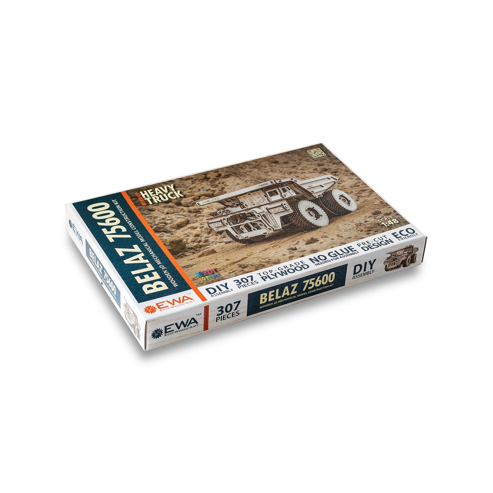 Конструктор Eco Wood Art Belaz 75600 деревянный 307 дет. - фото 8