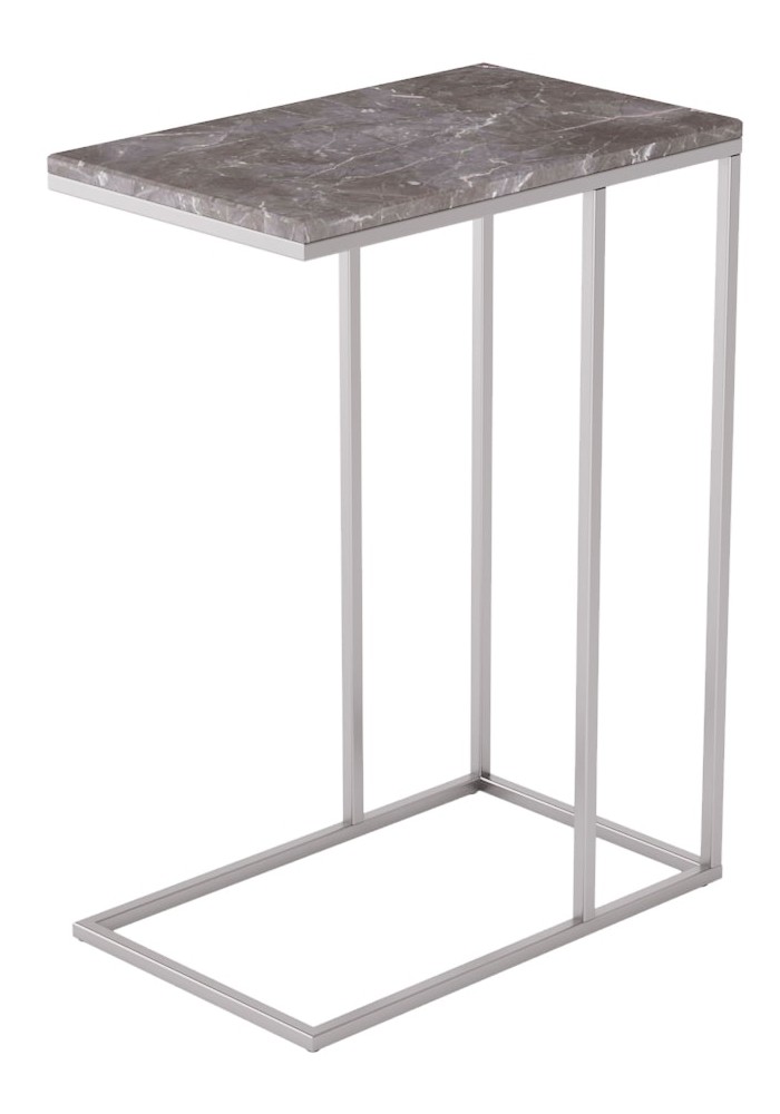 Стол придиванный КАЛИФОРНИЯ МЕБЕЛЬ Агами серый мрамор - фото 1