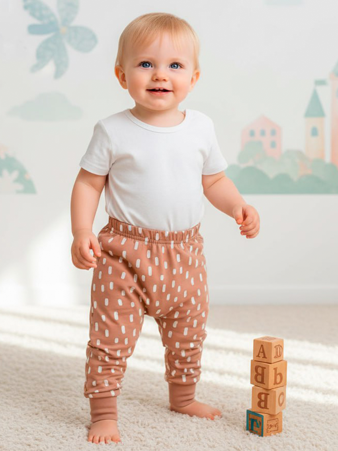 Брюки 2 шт Совенок Дона АД1-302-50/24-25 - фото 2