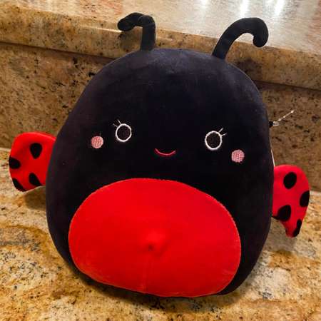 Игрушка мягкая Squishmallows Божья коровка 18.5 см