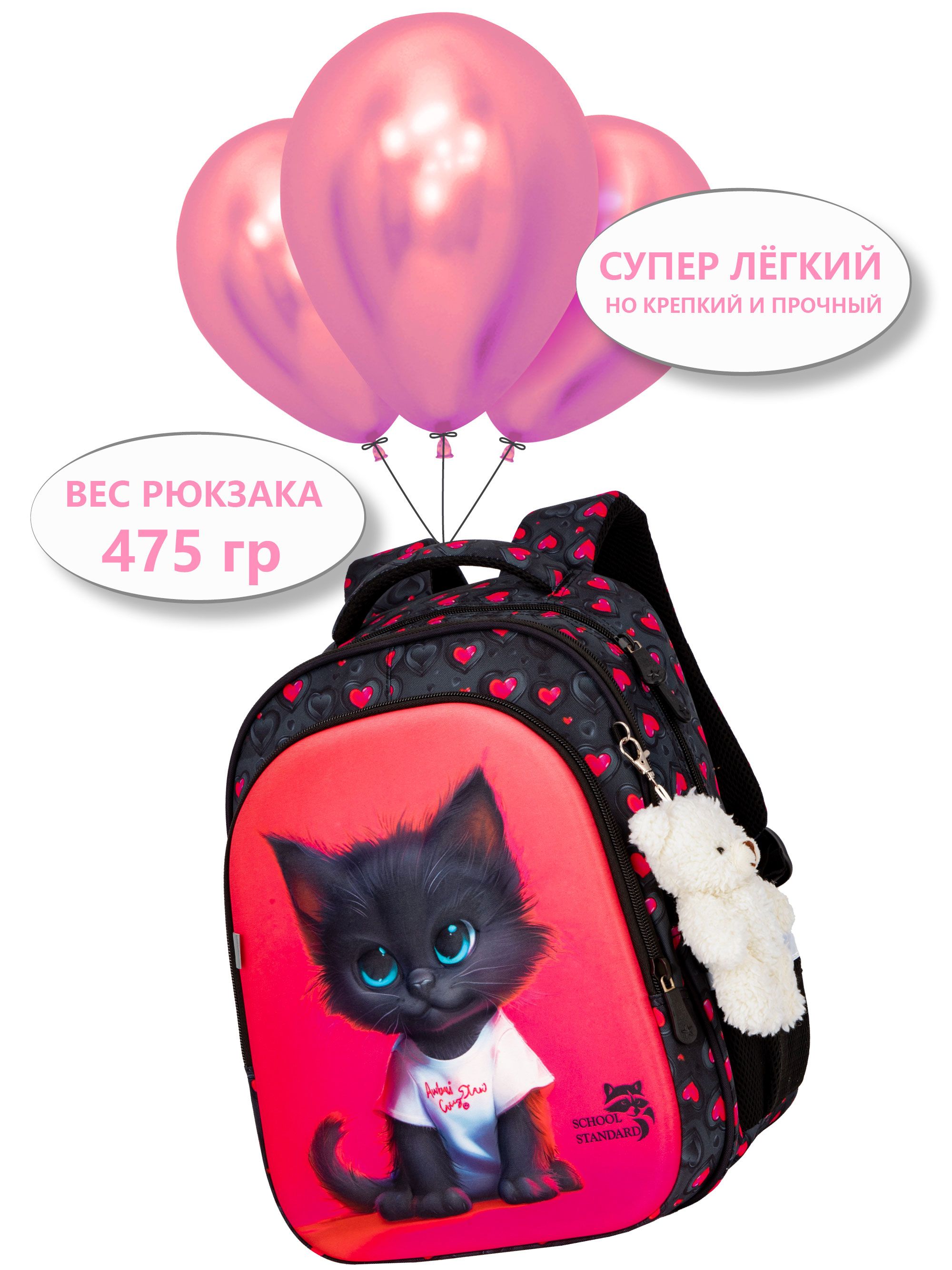 Рюкзак School Standard первокласснику набор 4 в 1 - фото 9