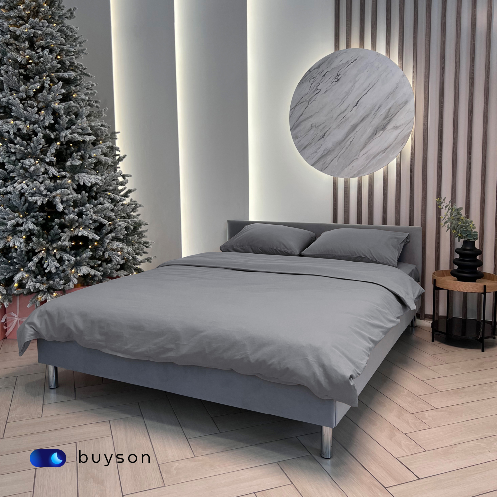 Простыня buyson BuyDream 80 x 200 см на резинке 1 шт. - фото 9