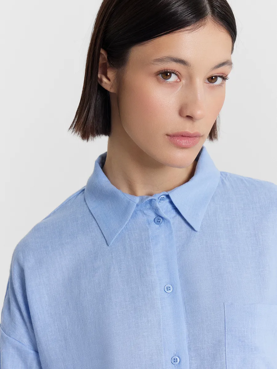 Рубашка Mark Formelle (Марк Формэль) 502985-1/голубой - фото 6
