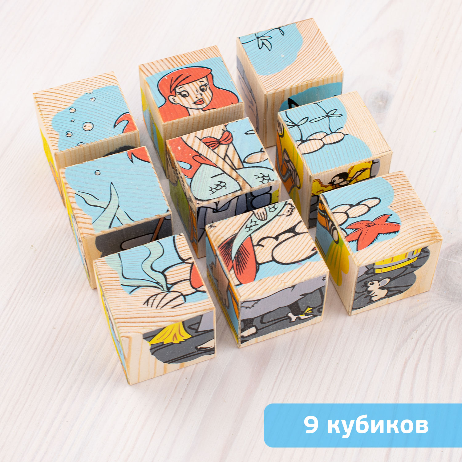 Игрушка Томик кубики Герои сказок - фото 3