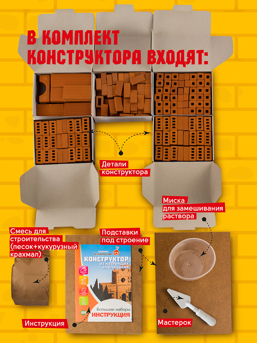 Конструктор ВИСМА Усадьба из глины 484 дет. - фото 2