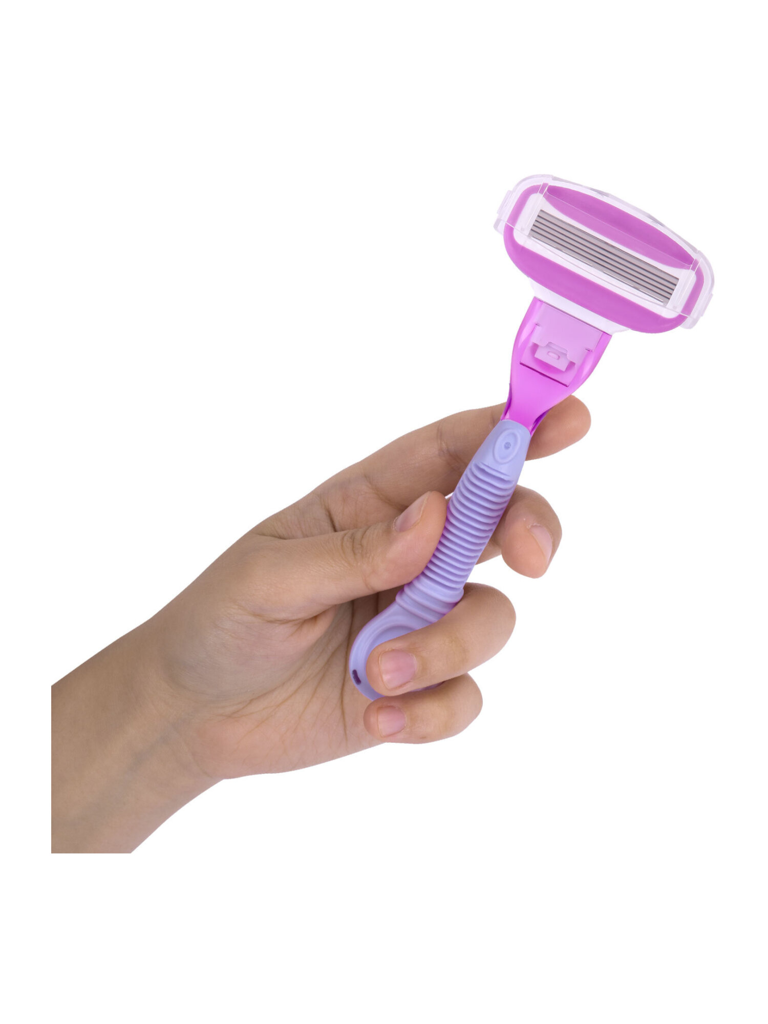 Бритва женская многоразовая X-ONE станок для бритья с 2 сменными кассетами 5 лезвий - фото 12