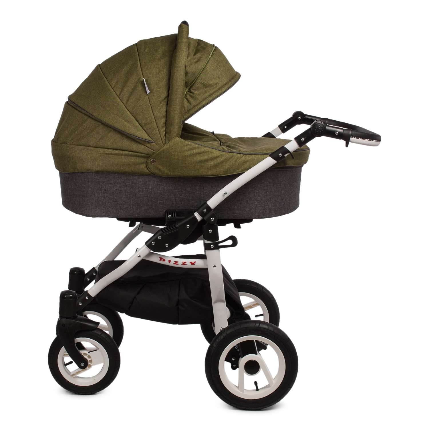 Коляска 2в1 Babyton Dizzy Dark Grey-Green - фото 7