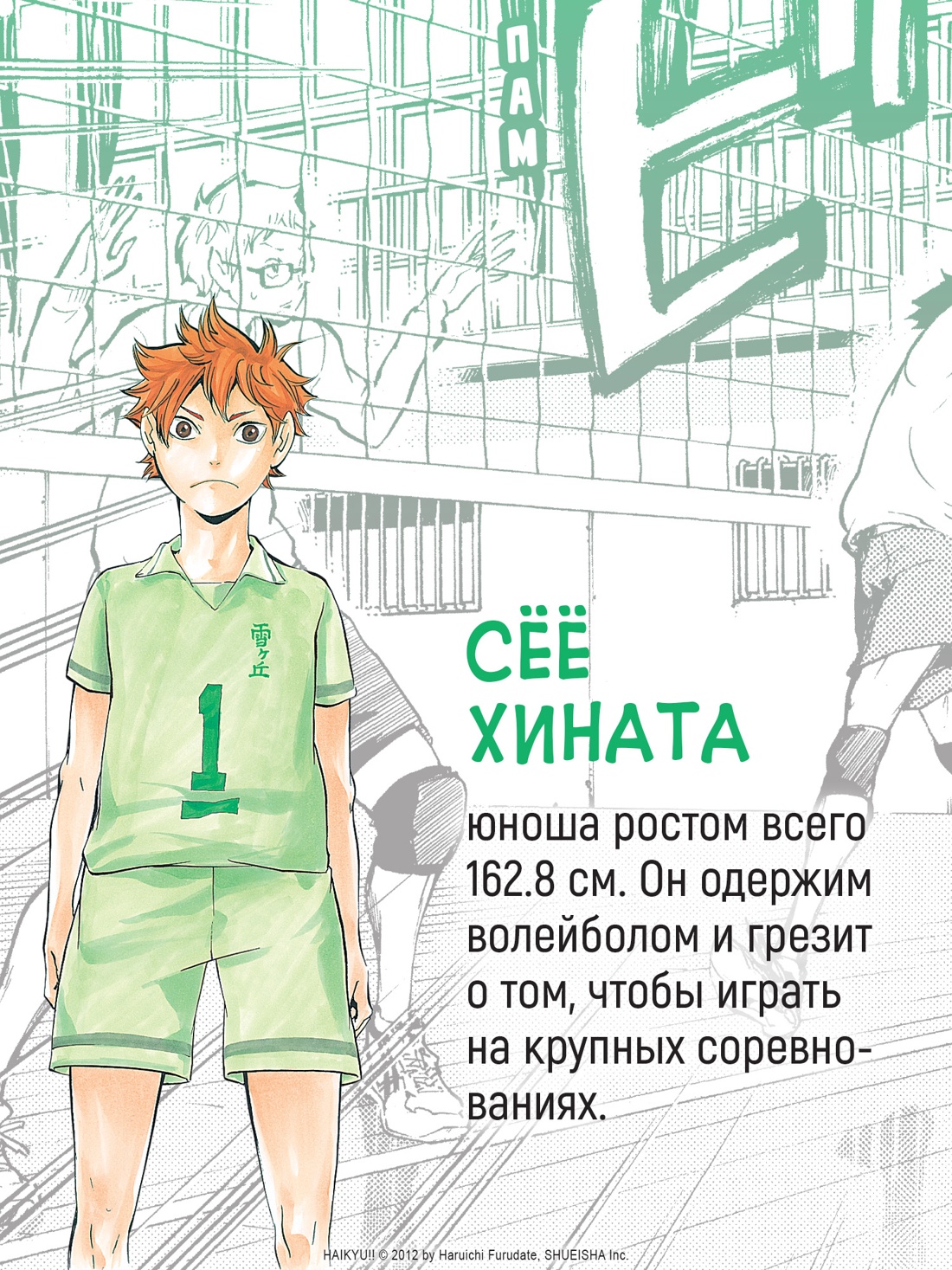 Книга АЗБУКА Графические романы/Фурудатэ Х./Волейбол! Кн. 1. Хината и Кагэяма. Вид с высоты - фото 6