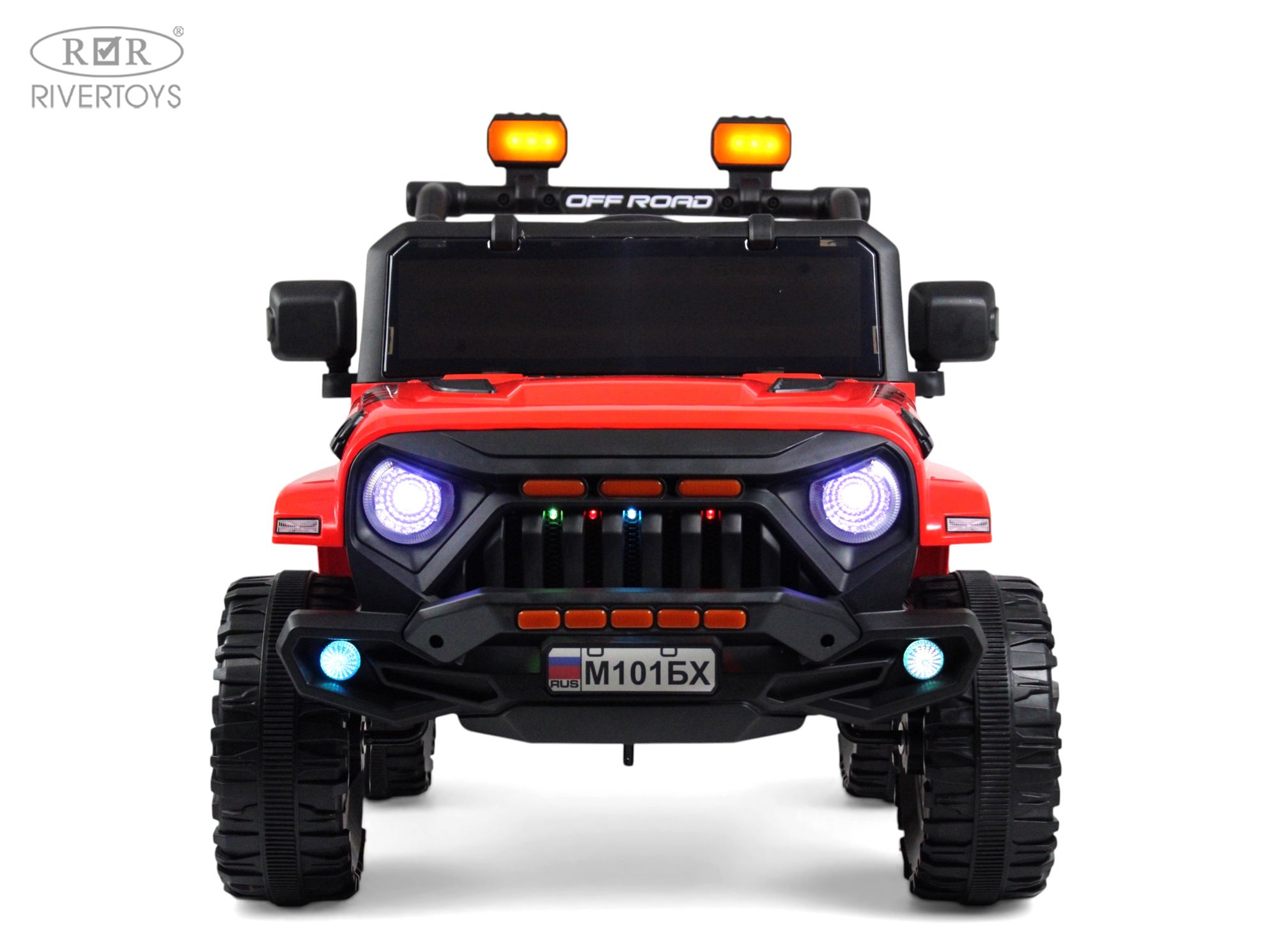 Электромобиль RIVERTOYS М101БХ-RED С пультом ДУ - фото 16