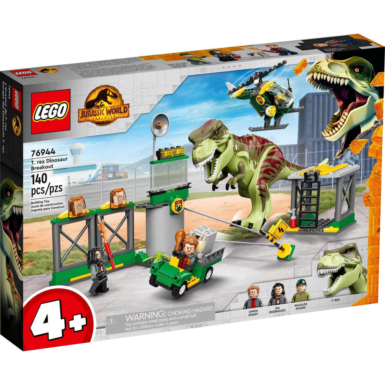Конструктор LEGO Jurassic World Побег Тираннозавра блочный - фото 1