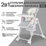Стульчик для кормления Nuovita Tutela с тиснением серый