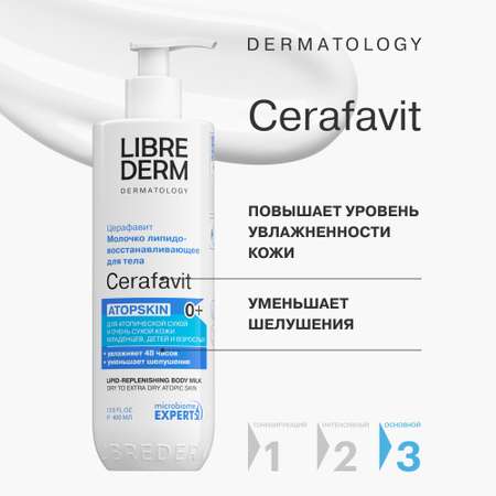 Молочко Librederm CERAFAVIT 400 мл