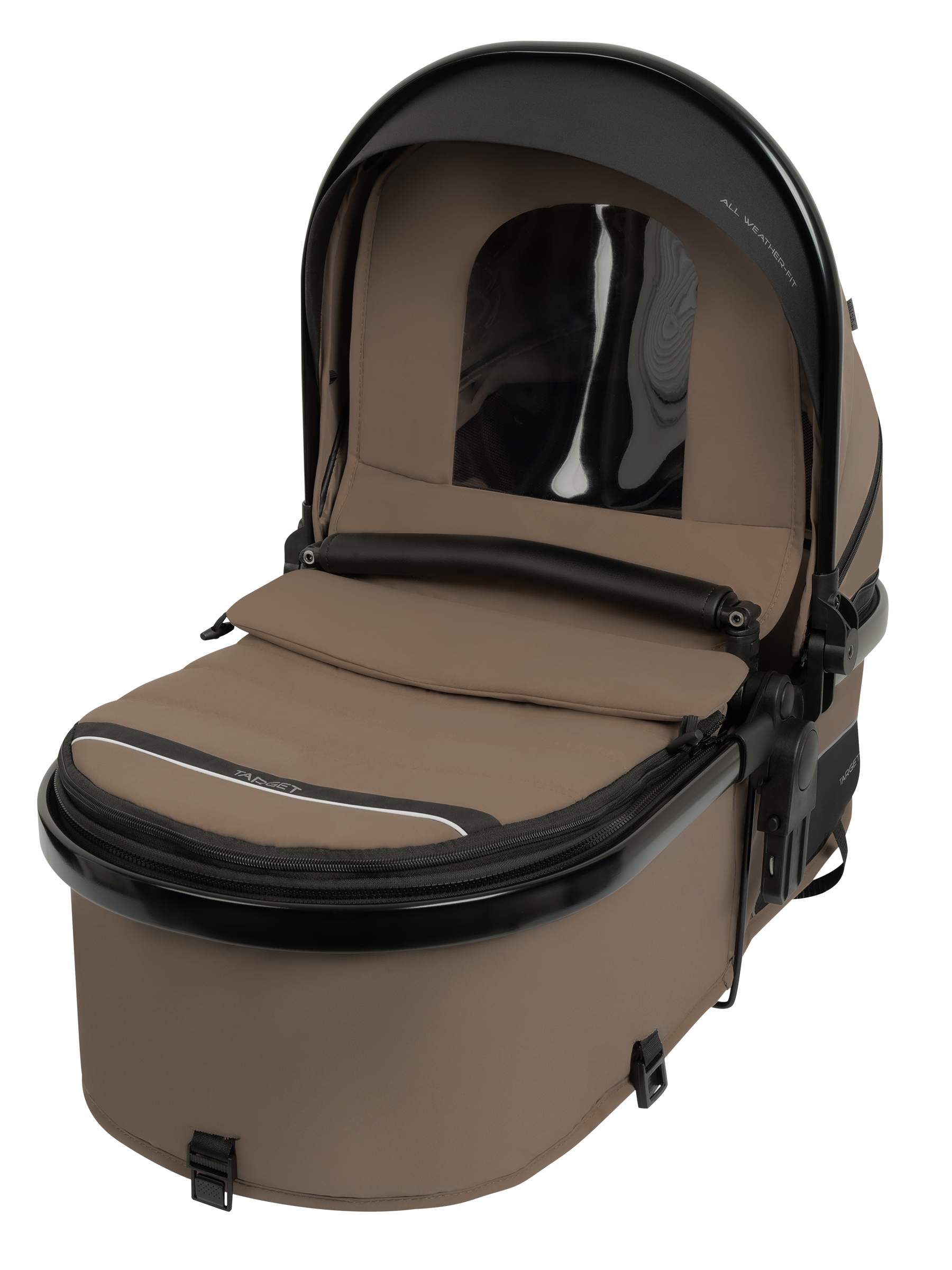 Коляска трансформер Indigo TARGET 3в1 темно-бежевый - фото 21