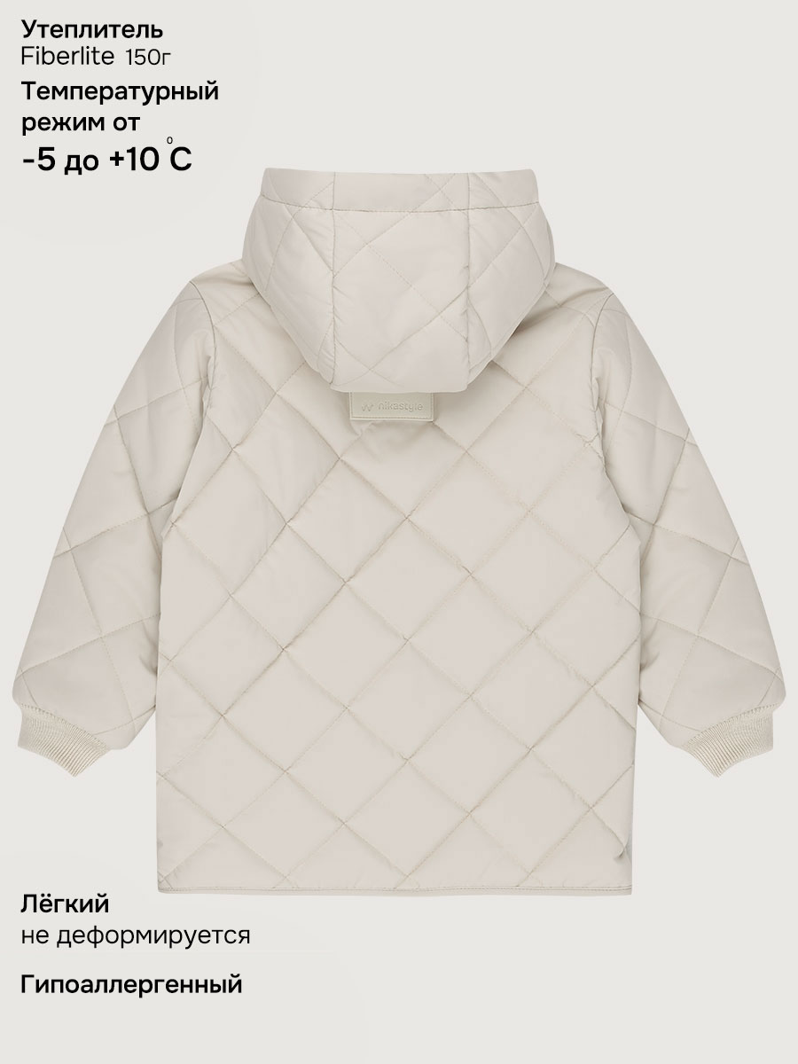 Куртка NIKASTYLE 5м5026 молоко - фото 4