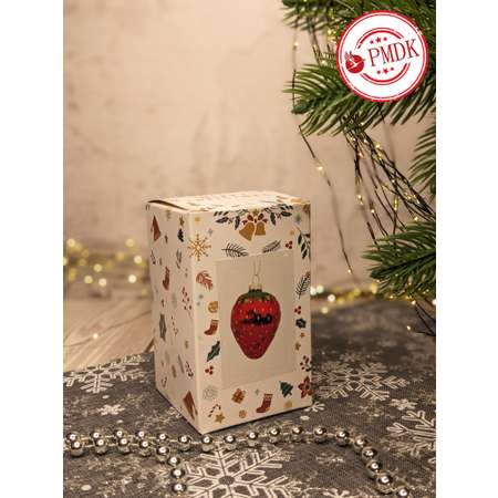 Елочная игрушка Kaemingk Клубника EG188-YH2582