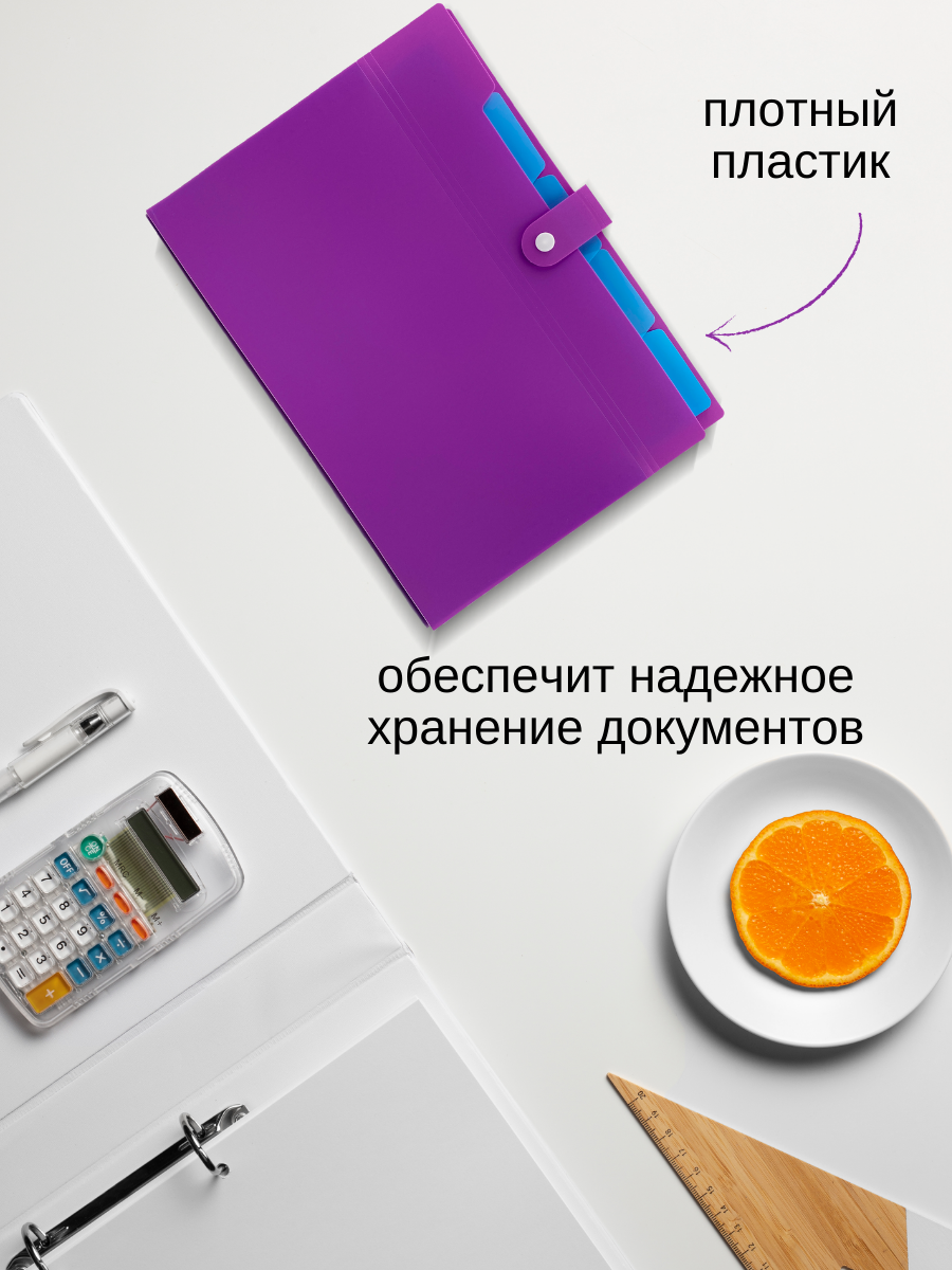 Папка-органайзер AXLER с разделителями А4 - фото 6