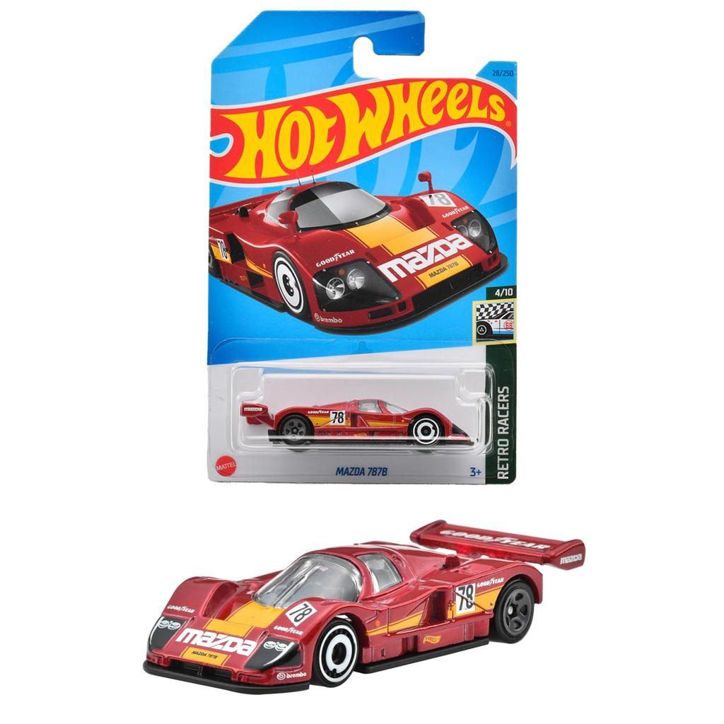 Автомобиль Hot Wheels Mazda 787B Retro Racers 1:64 60667 - фото 2