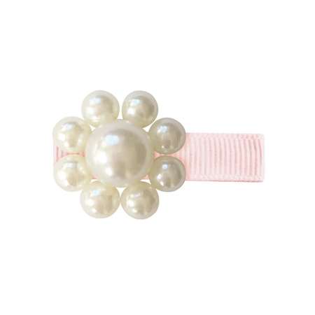 Заколка Milledeux Pearl Flower светло-розовая