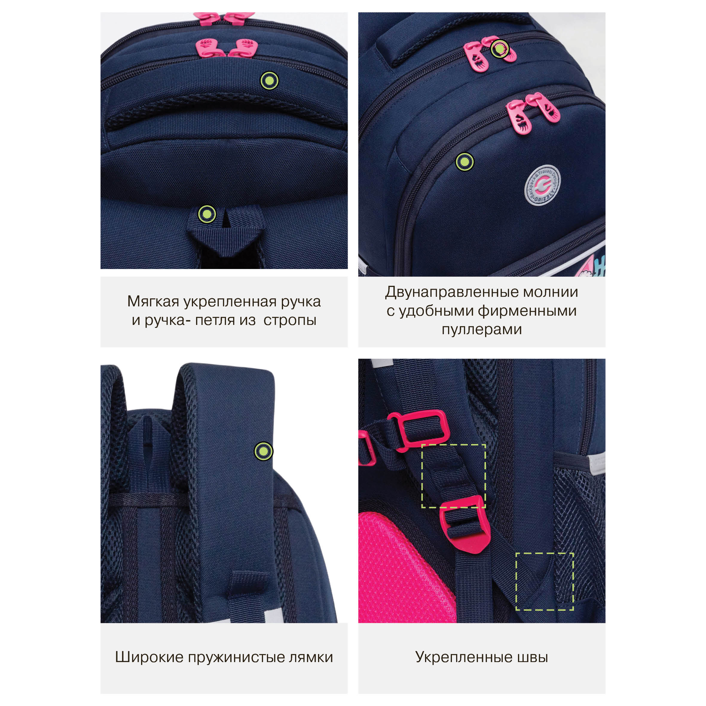 Рюкзак Grizzly для девочки - фото 13