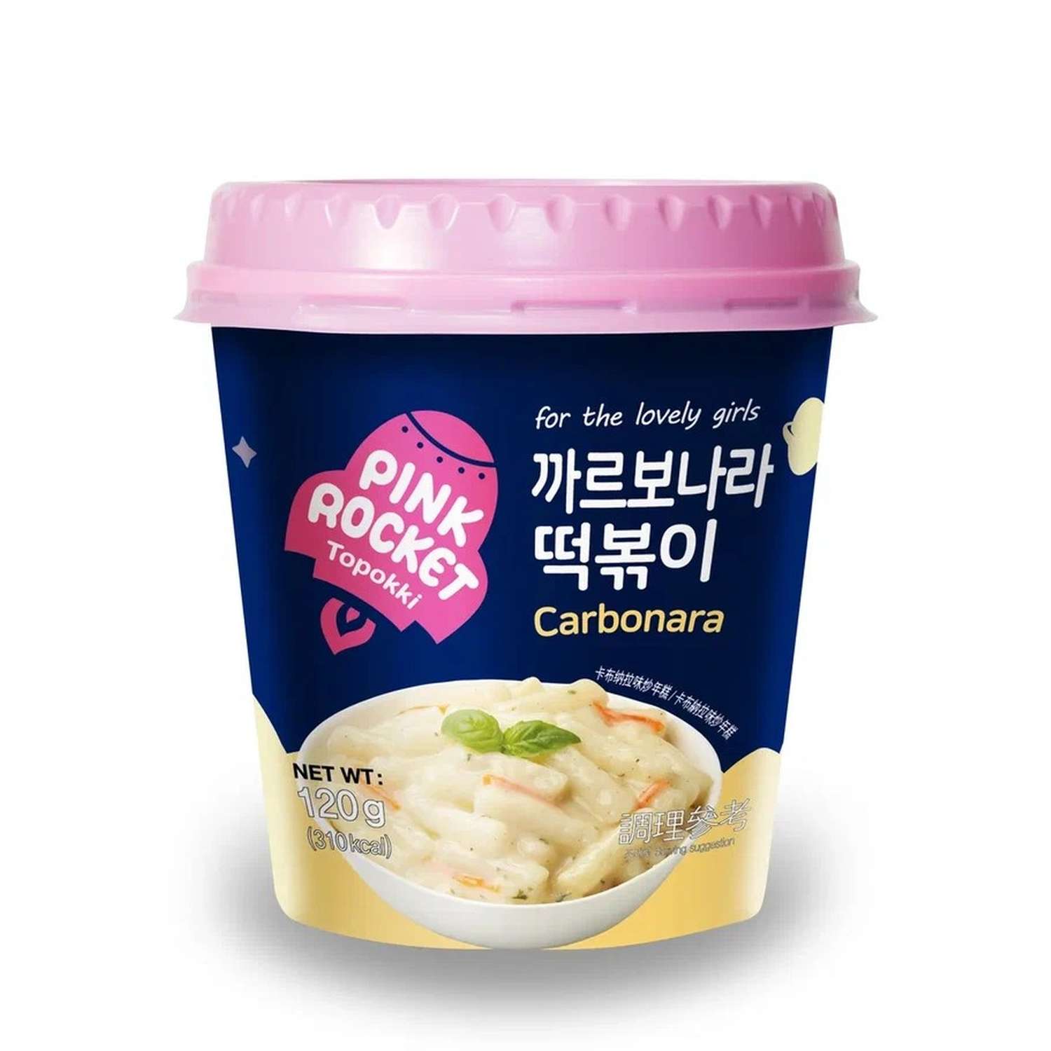 Рисовые клецки Yopokki с соусом карбонара 120г - фото 1