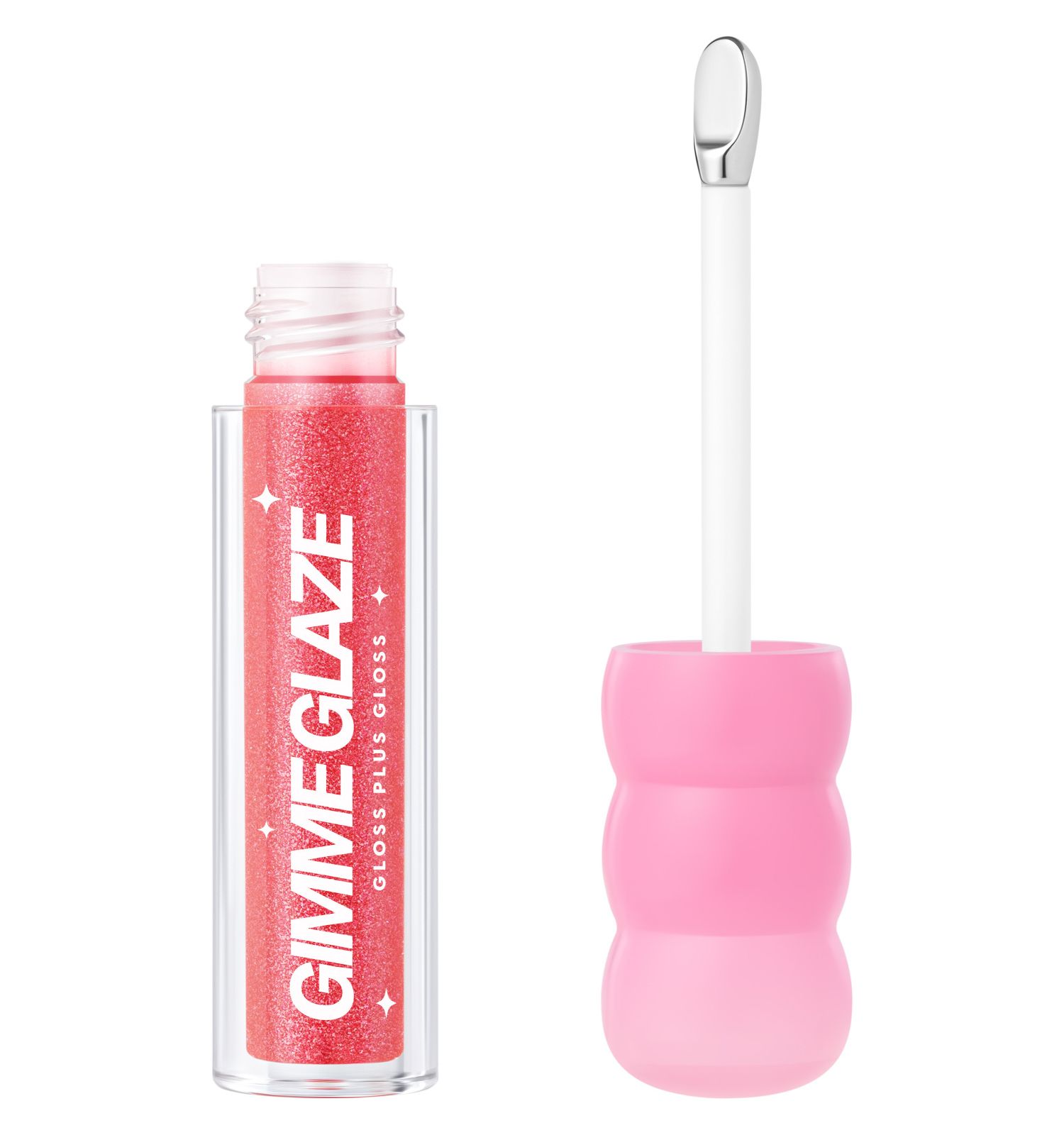 Блеск для губ Love Generation Gimme Glaze зеркальное покрытие эффект увлажнения и объема тон 06 розовый 3мл - фото 1