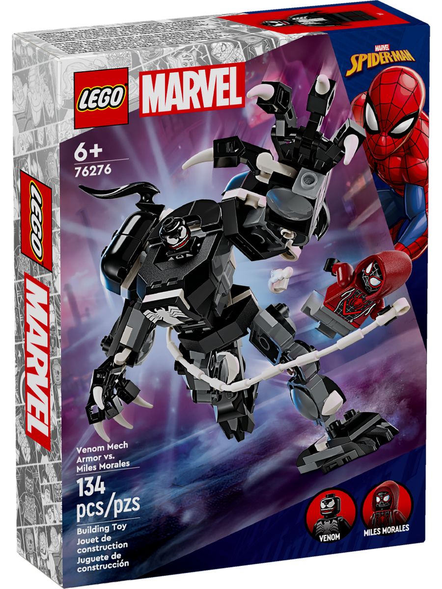 Конструктор LEGO Marvel Super Heroes Веном против Майлза Моралеса 134 дет. - фото 1