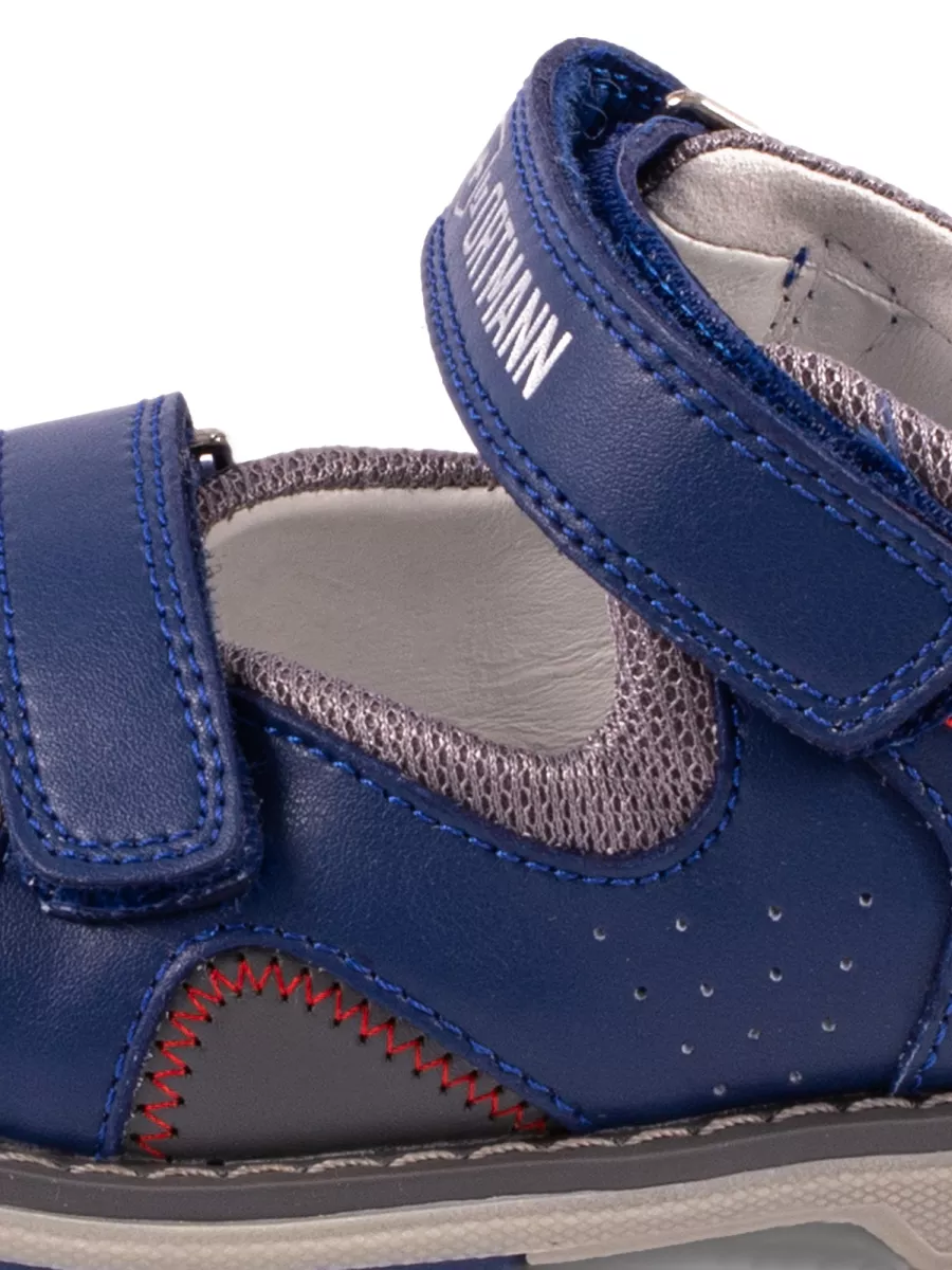 Сандалии ORTMANN kids 7.52.2_ALBENGA_синий/серый - фото 6