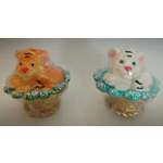 Свеча "Тигренок в лукошке"