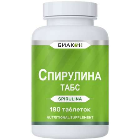 Пищевая добавка БИАКОН Спирулина источник нутриентов 200 таблеток