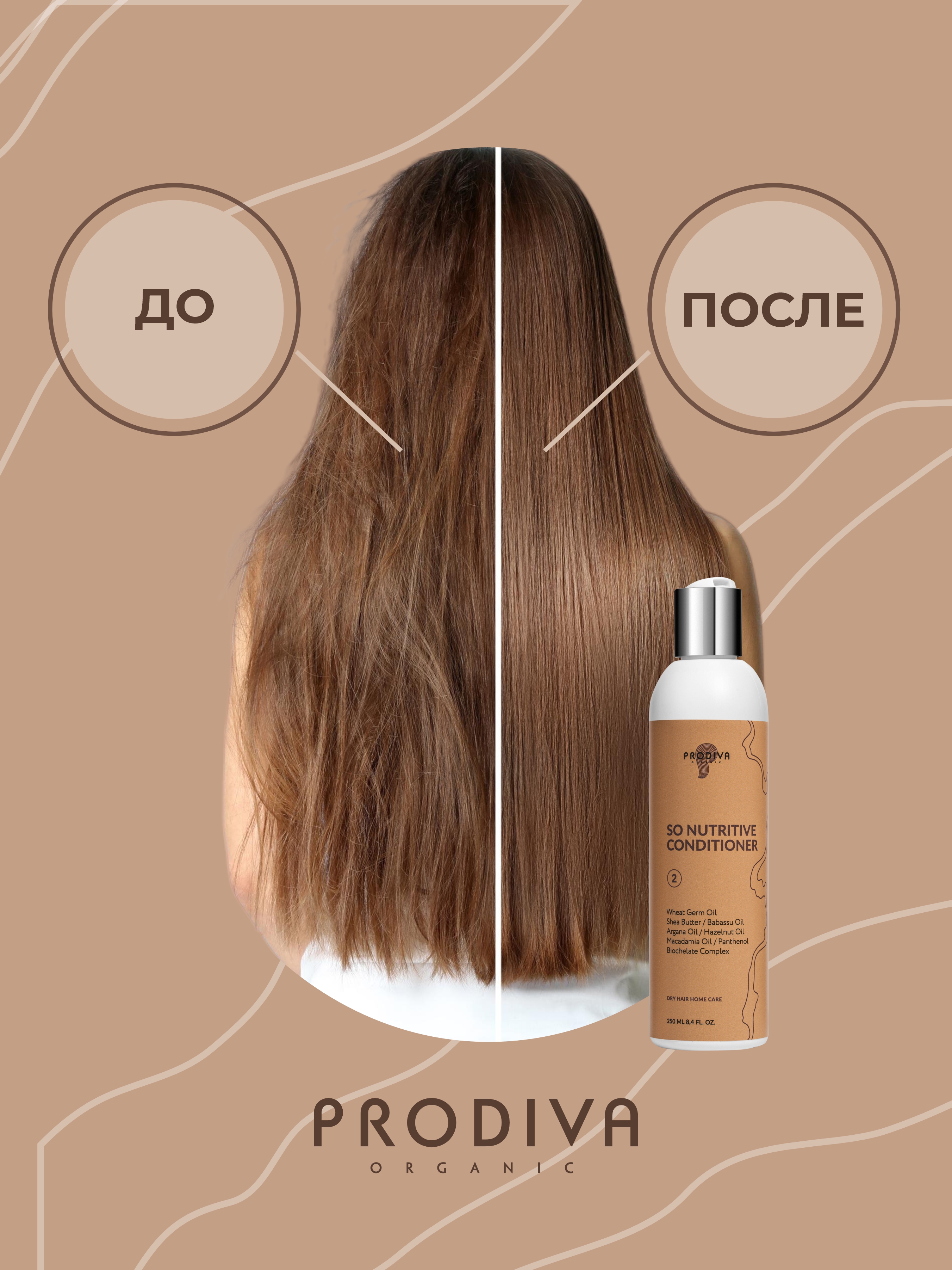 Кондиционер PRODIVA для сухих волос 250 мл - фото 7