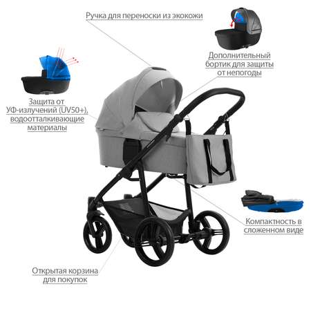 Коляска 2в1 Bebetto Explorer Air Lux