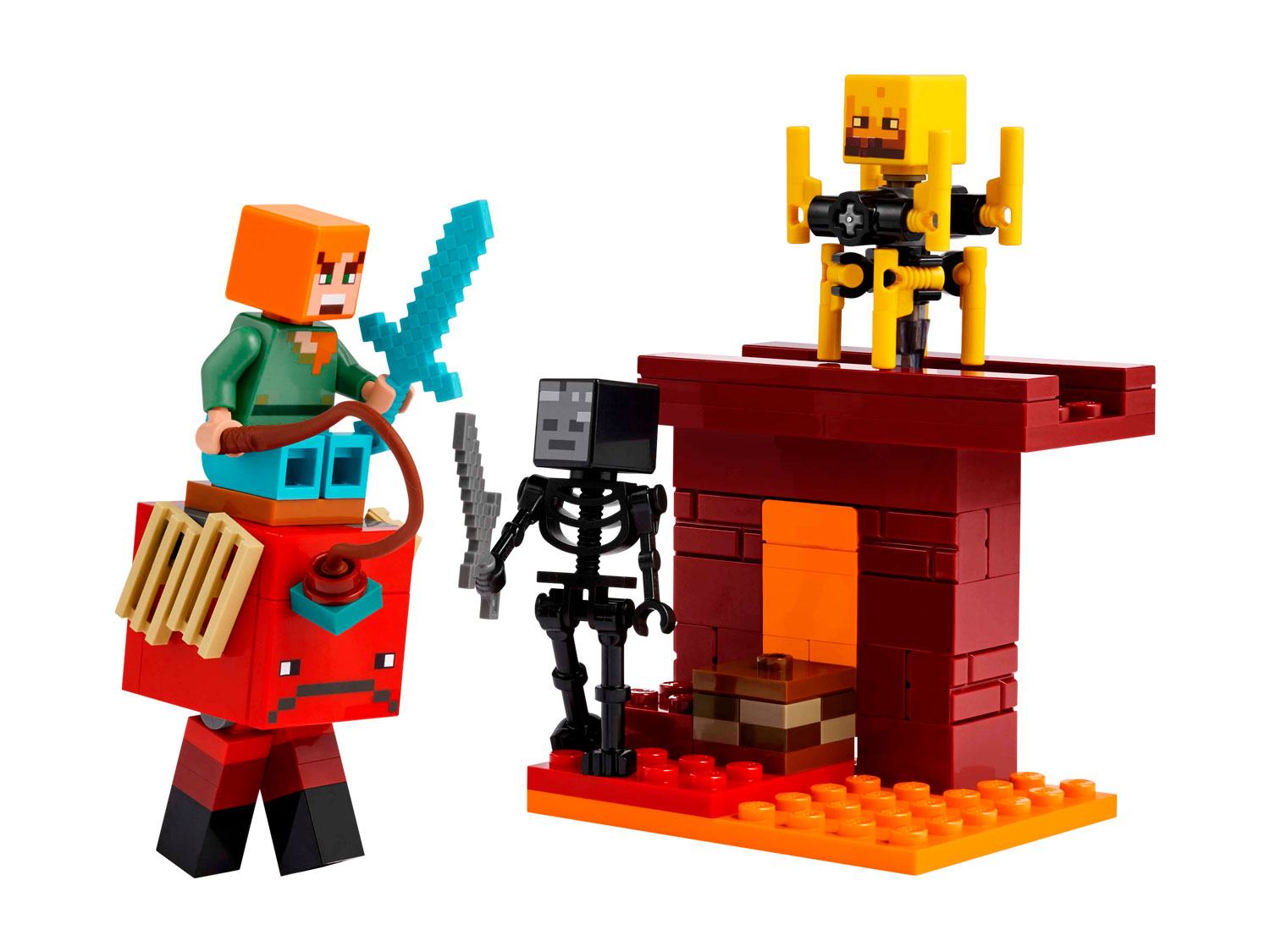 Конструктор LEGO Minecraft Битва за лаву 21266 99 дет. - фото 2