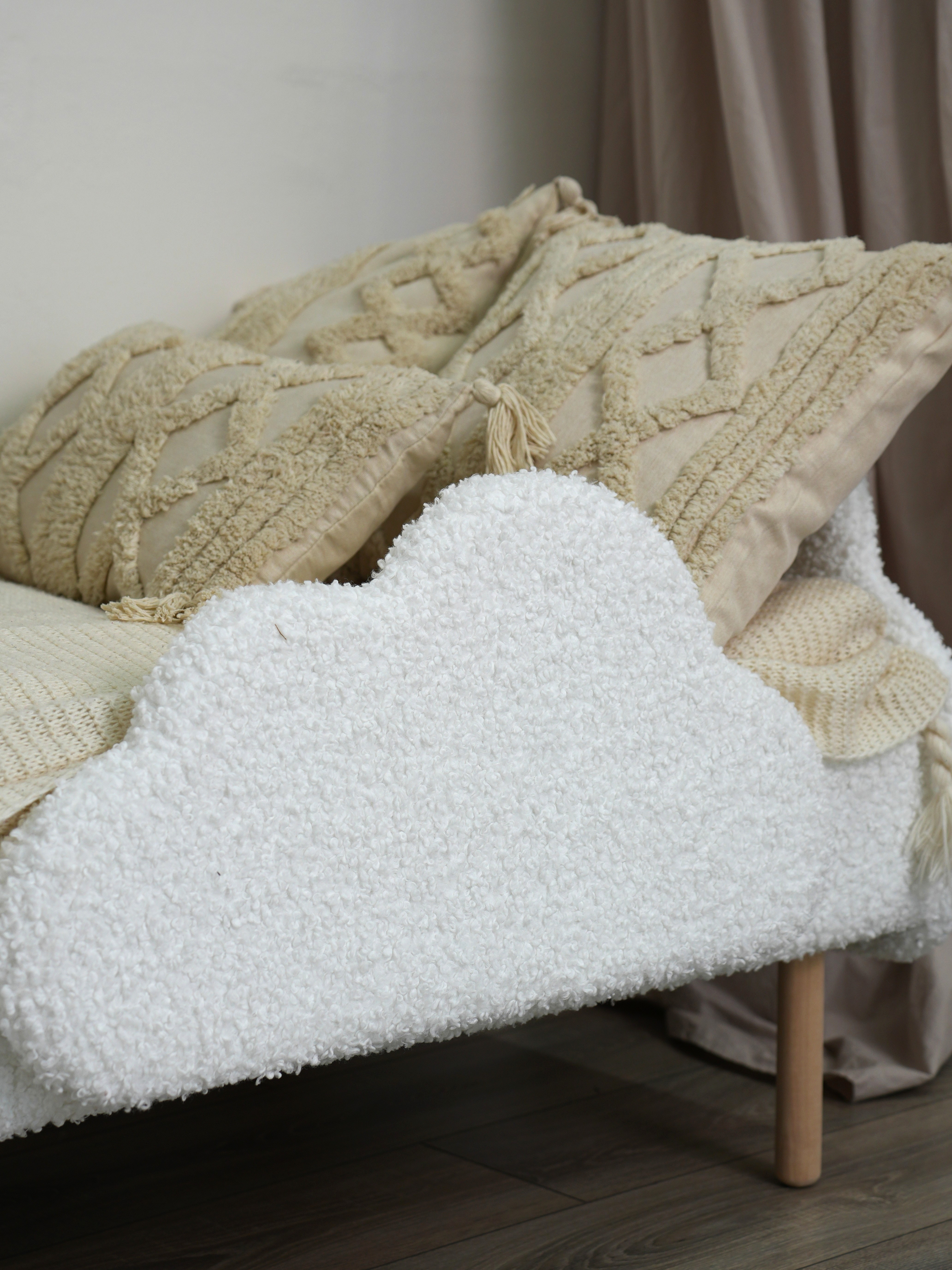 Детская кровать Облако,Премиум Букле 160х80 - фото 8