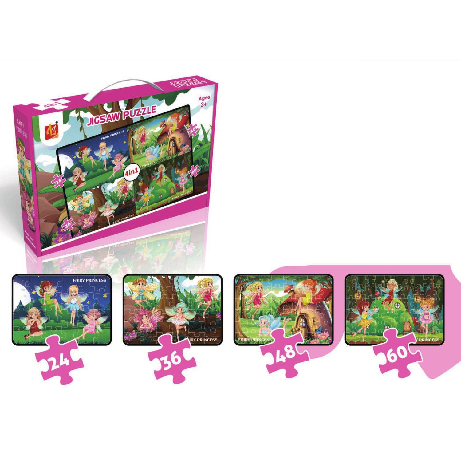 Пазл LILONG TOYS Принцесса 48 элементов классический - фото 1