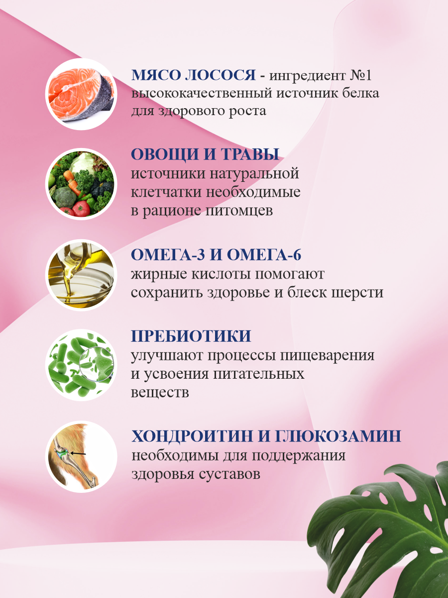 Корм для собак сухой Prime для здоровой кожи и для шерсти на лососе 2кг - фото 2