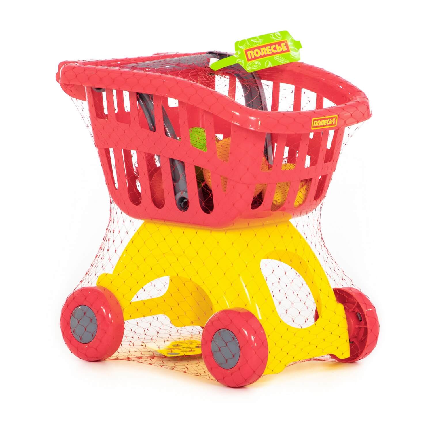 Игрушка Полесье Тележка + набор продуктов 6 предм. - фото 4