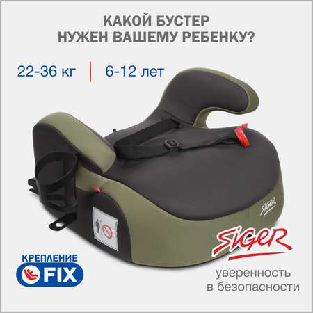 Автокресло SIGER Lux 3 (22-36 кг)