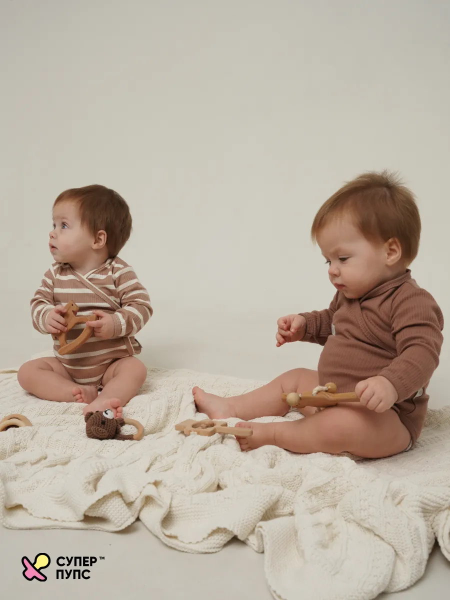 Боди 3 шт Супер Пупс нбр/3пр/бд/зап/таупкапибары - фото 26