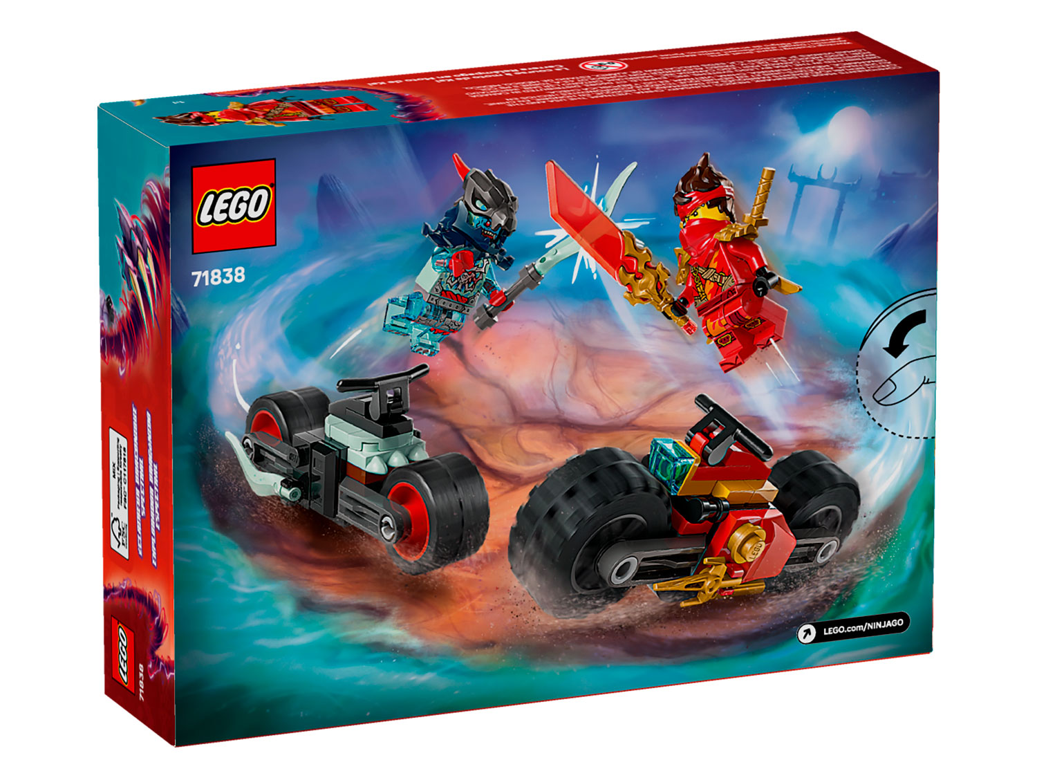 Конструктор LEGO NINJAGO Гонка Кая 71838 79 дет. - фото 6