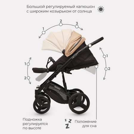 Коляска 3в1 Riko Basic Aicon Ecco