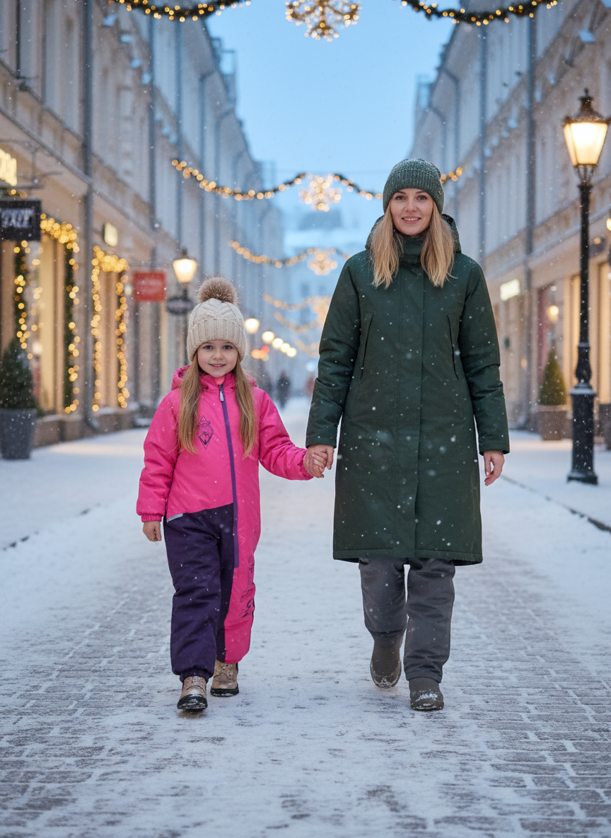 Комбинезон Arctic kids 30-038 фиолетовый - фото 2