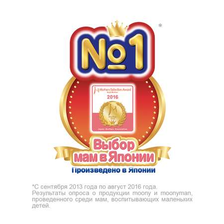 Подгузники Moony M (6-11 кг) 62 шт.