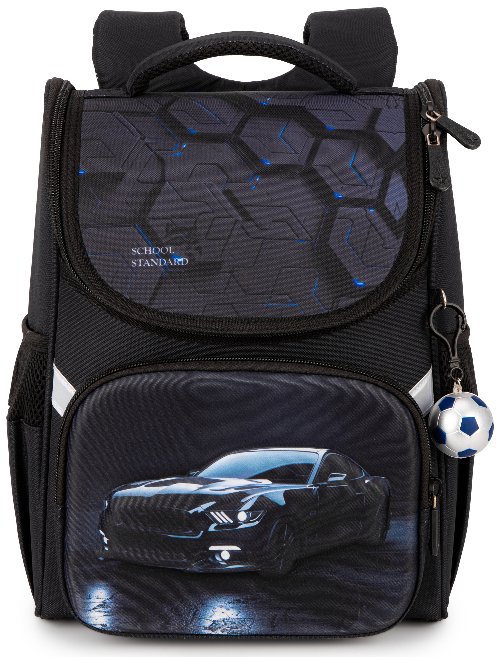 Ранец School Standard начальной школы 4 в 1 + мишка - фото 7