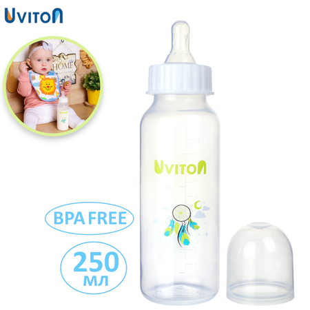 Бутылочка Uviton 250 мл в ассортименте
