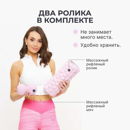 Набор массажных роликов Dare to Dreams рифленый